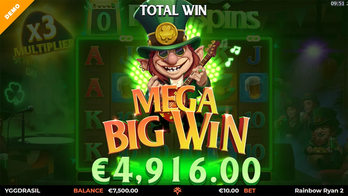 Rainbow Ryan 2 Mega Big Win
