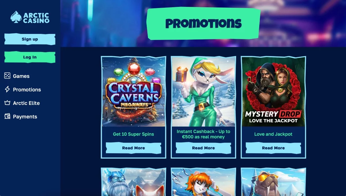 Arctic Casino Promotions