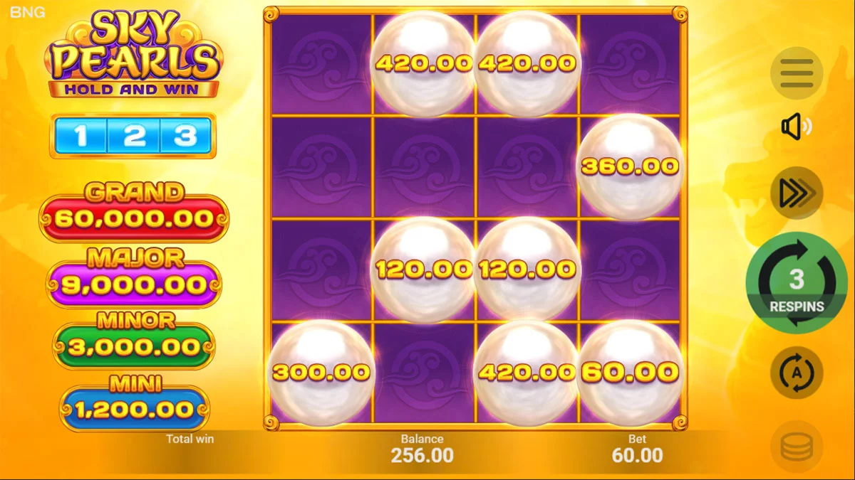 Sky Pearls Bonus Round