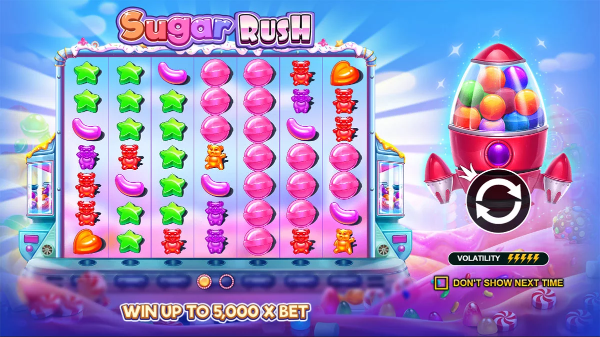 Sugar Rush 1000 Homescreen