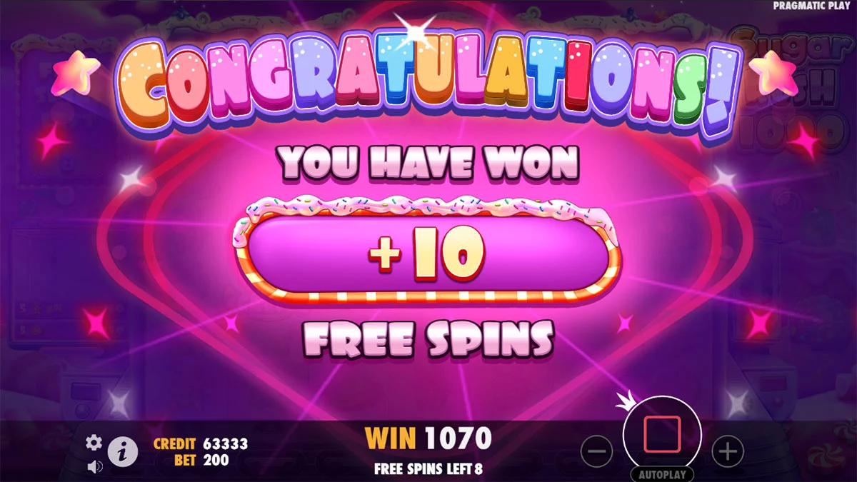 Sugar Rush 1000 More Spins