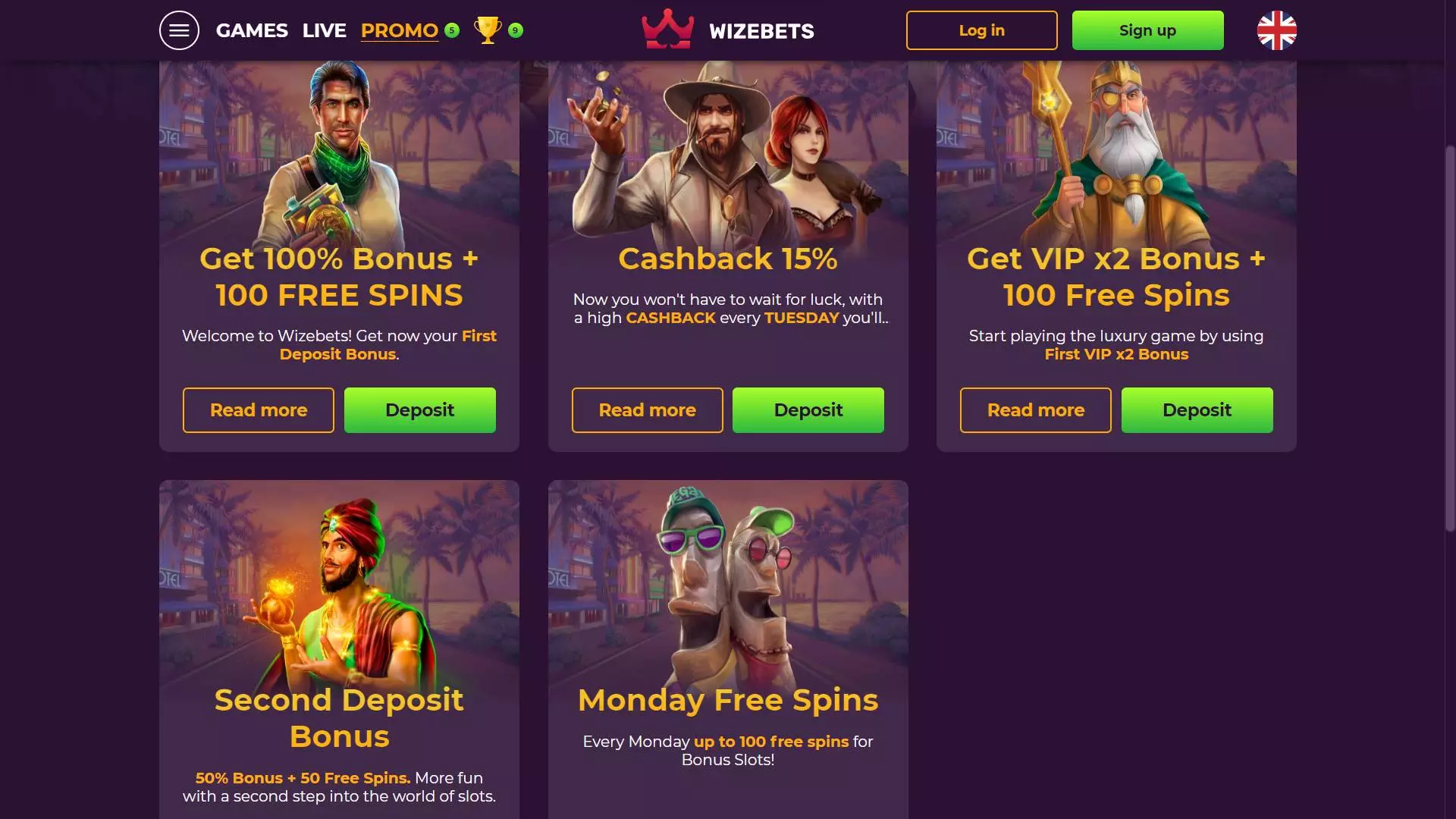 Wizebets Promo