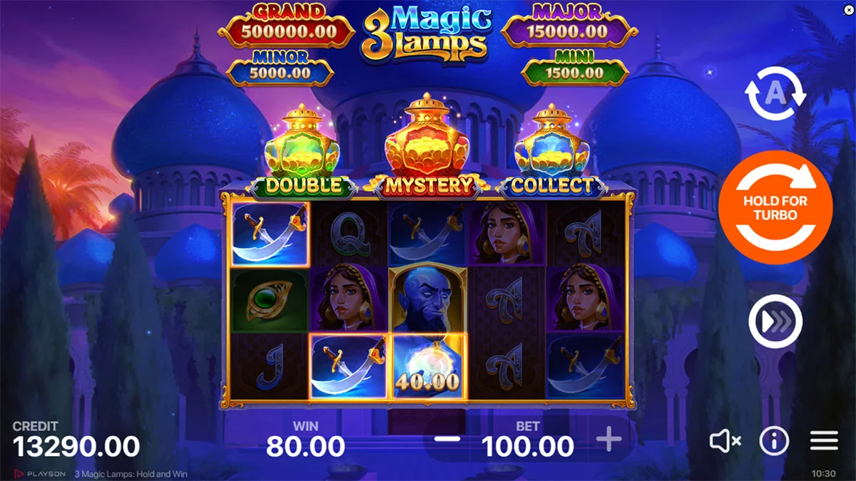 3 Magic Lamps Hold and Win Small
