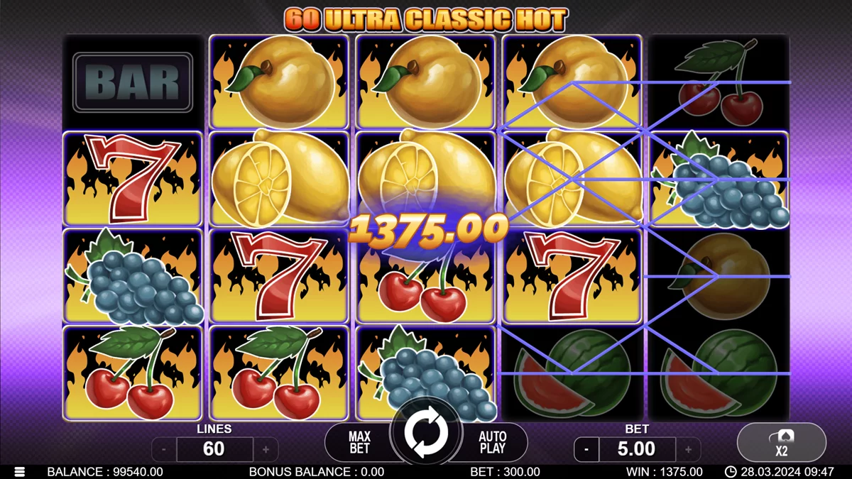 60 Ultra Classic Hot Big Win