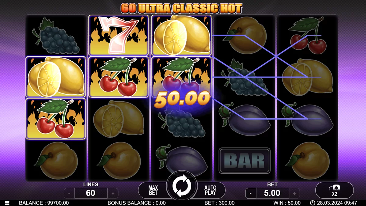 60 Ultra Classic Hot Win