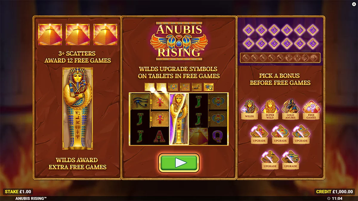 Anubis Rising Homescreen