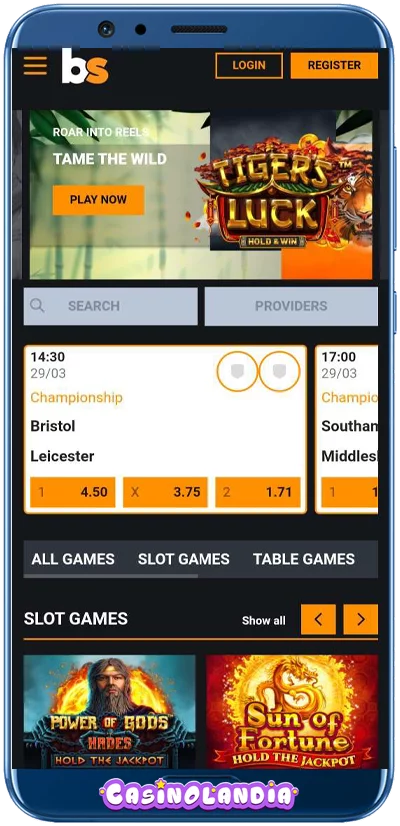 Betstro Casino Mobile View