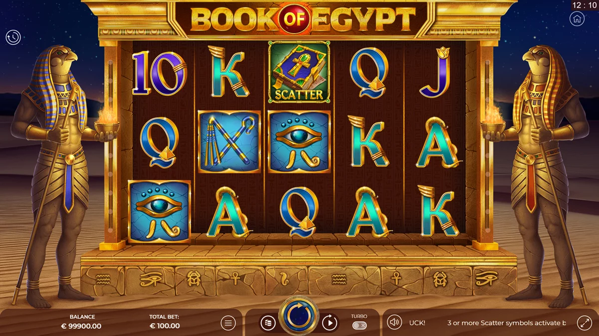 Book of Egypt Base Play
