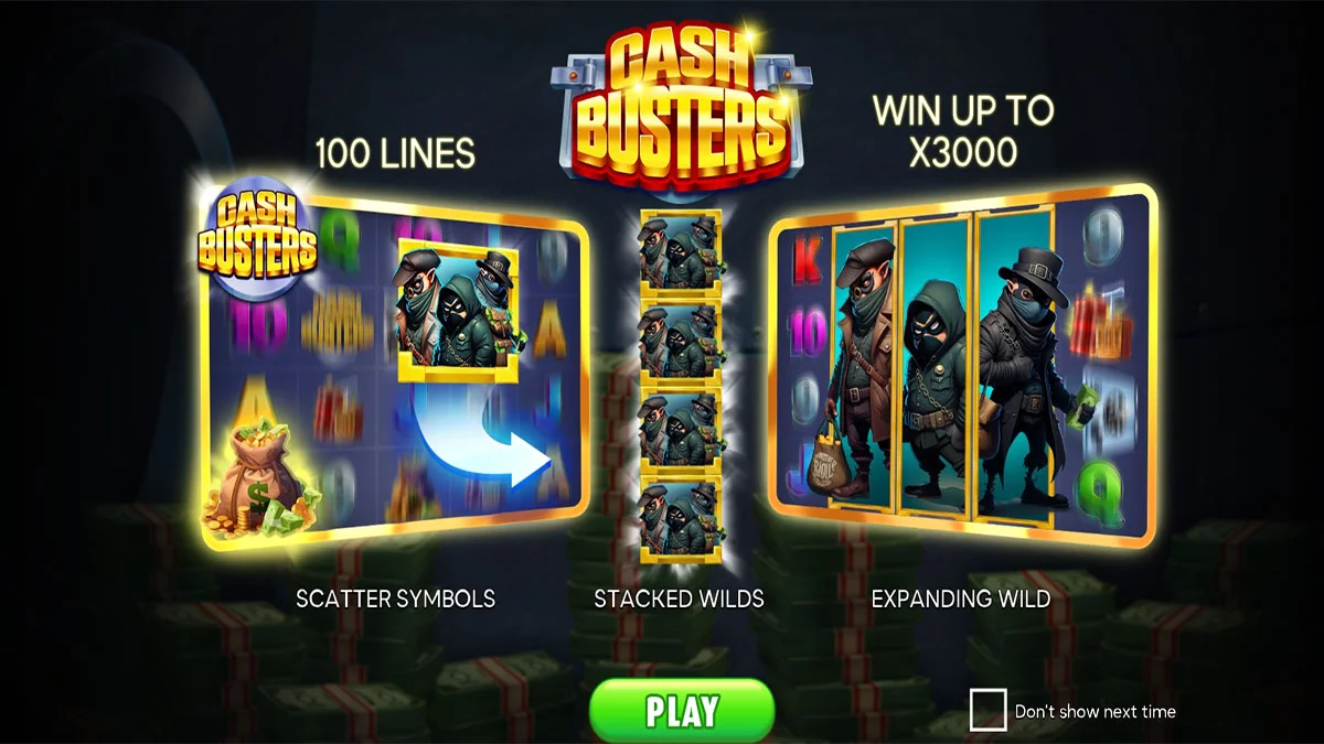 Cash Busters Homescreen