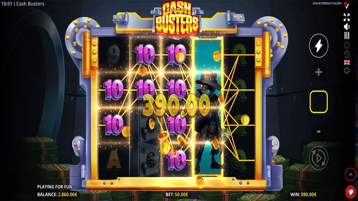 Cash Busters Huge Win