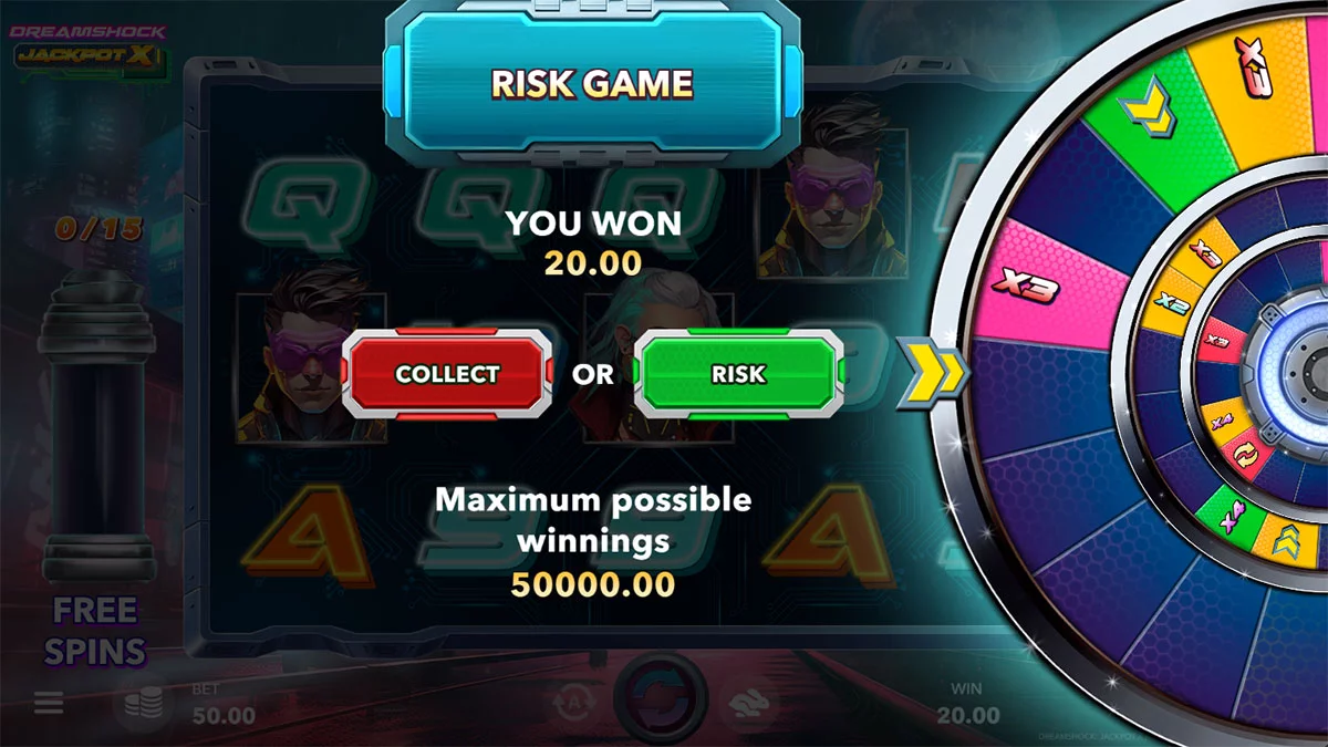 Dreamshock Jackpot X Gamble