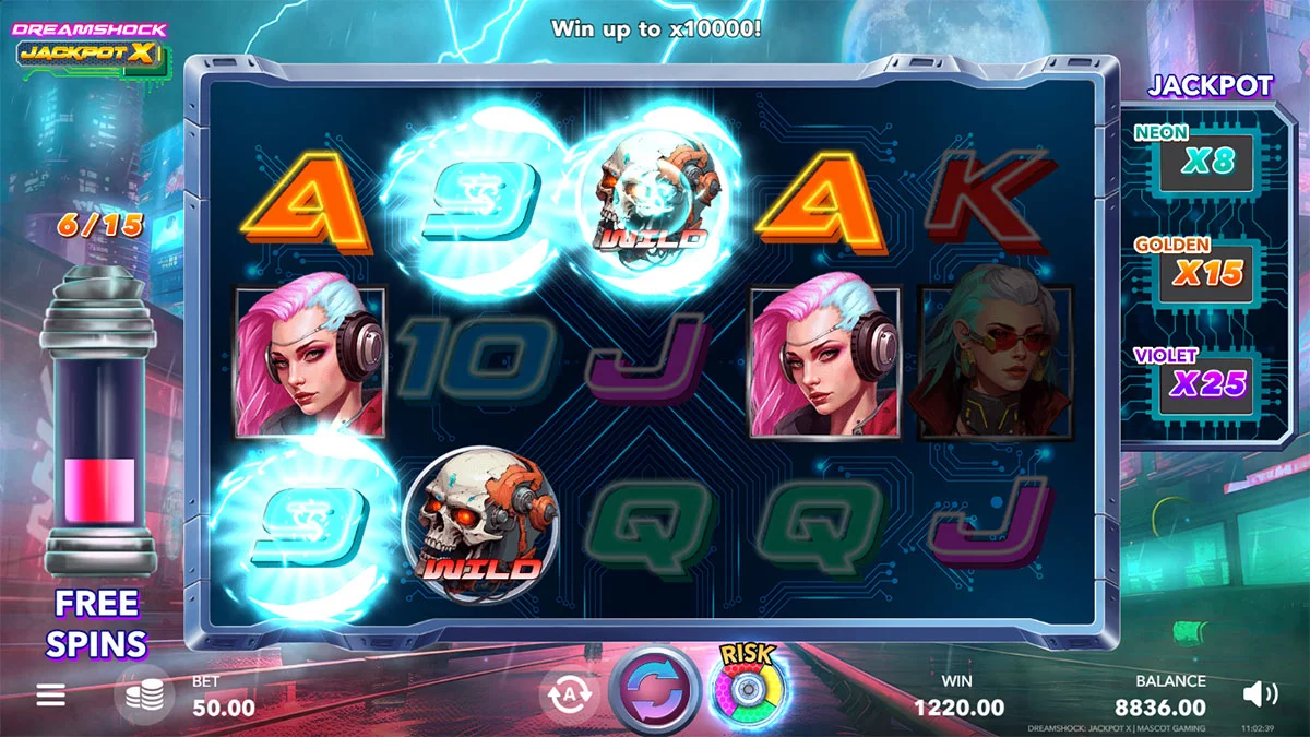 Dreamshock Jackpot X Huge Win