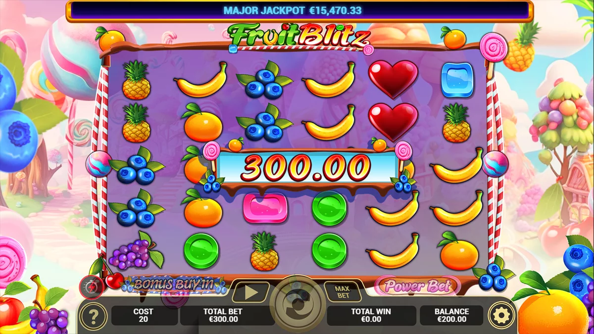 Fruit Blitz Win
