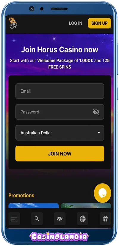 Horus Casino Mobile App