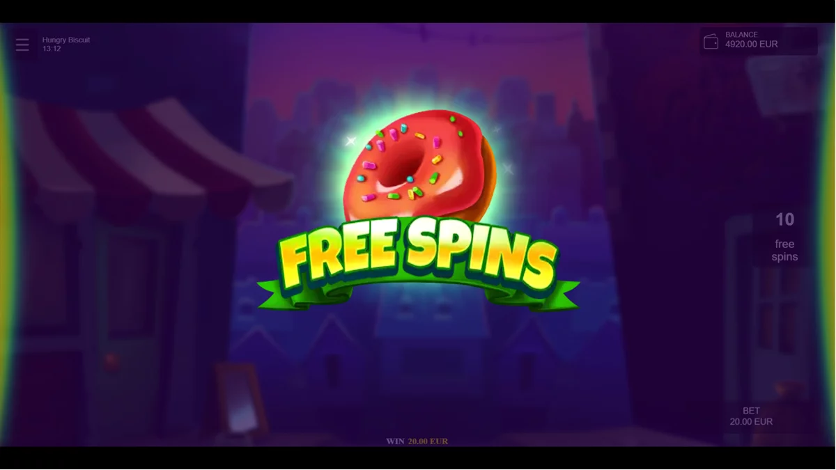 Hungry Biscuit Free Spins