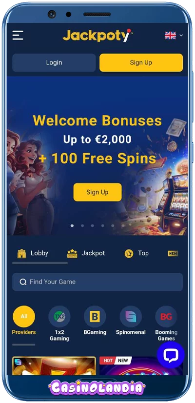 Jackpoty Casino Mobile App