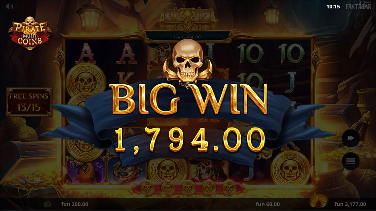 Pirate Multi Coins Big Win