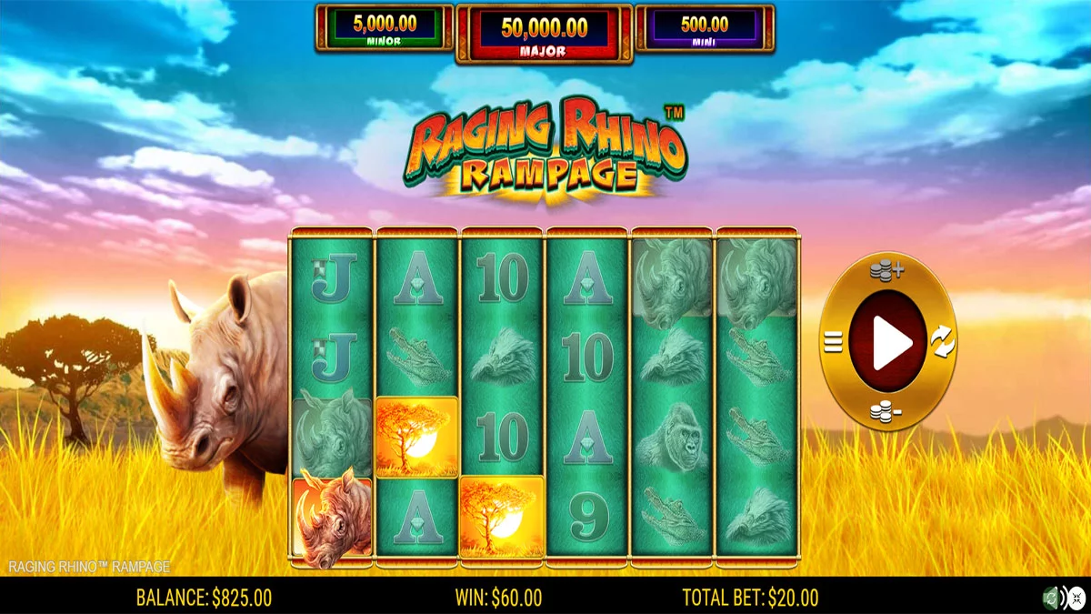 Raging Rhino Rampage Big Win