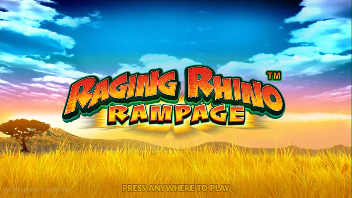 Raging Rhino Rampage Homescreen