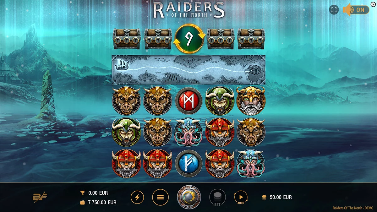 Raiders Of The North Bonus Round