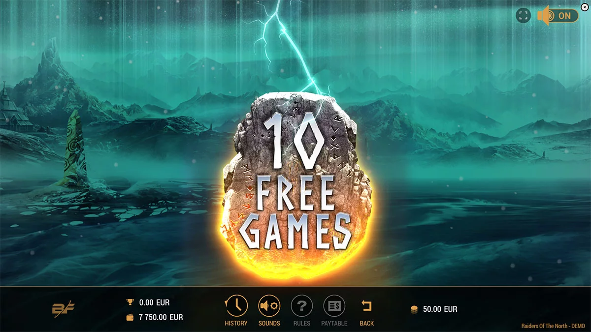 Raiders Of The North Free Spins