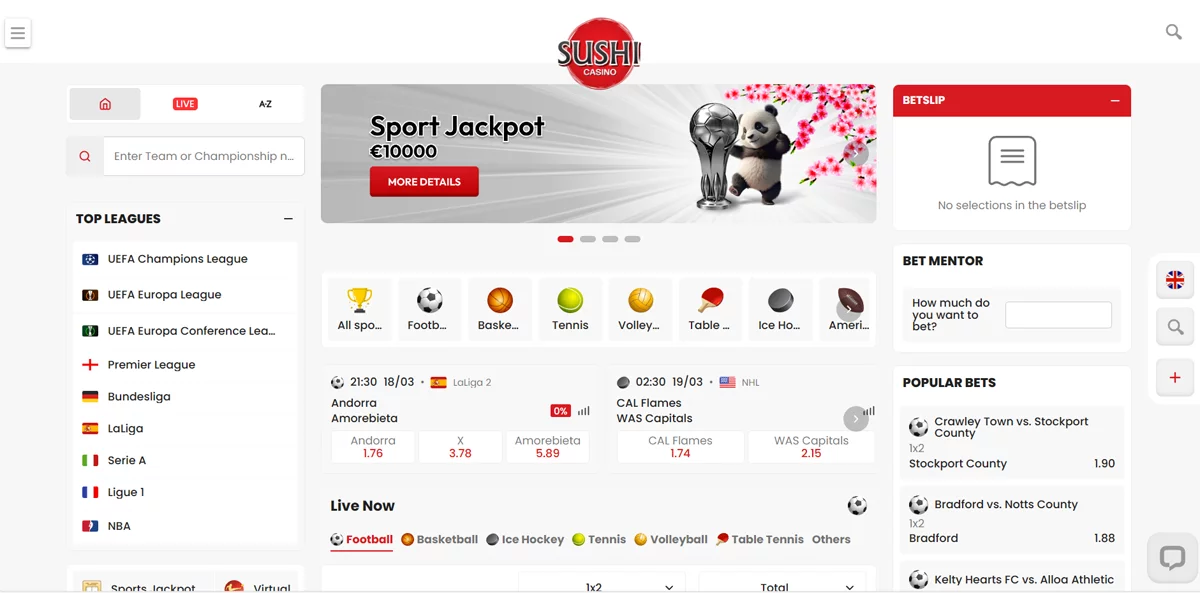 Sushi Casino Sportsbook