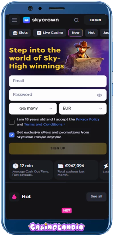 Skycrown Casino Mobile App