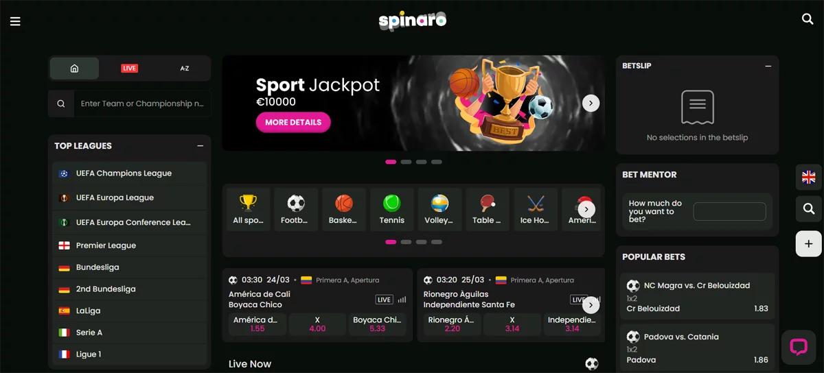 Spinaro Casino Sports Betting