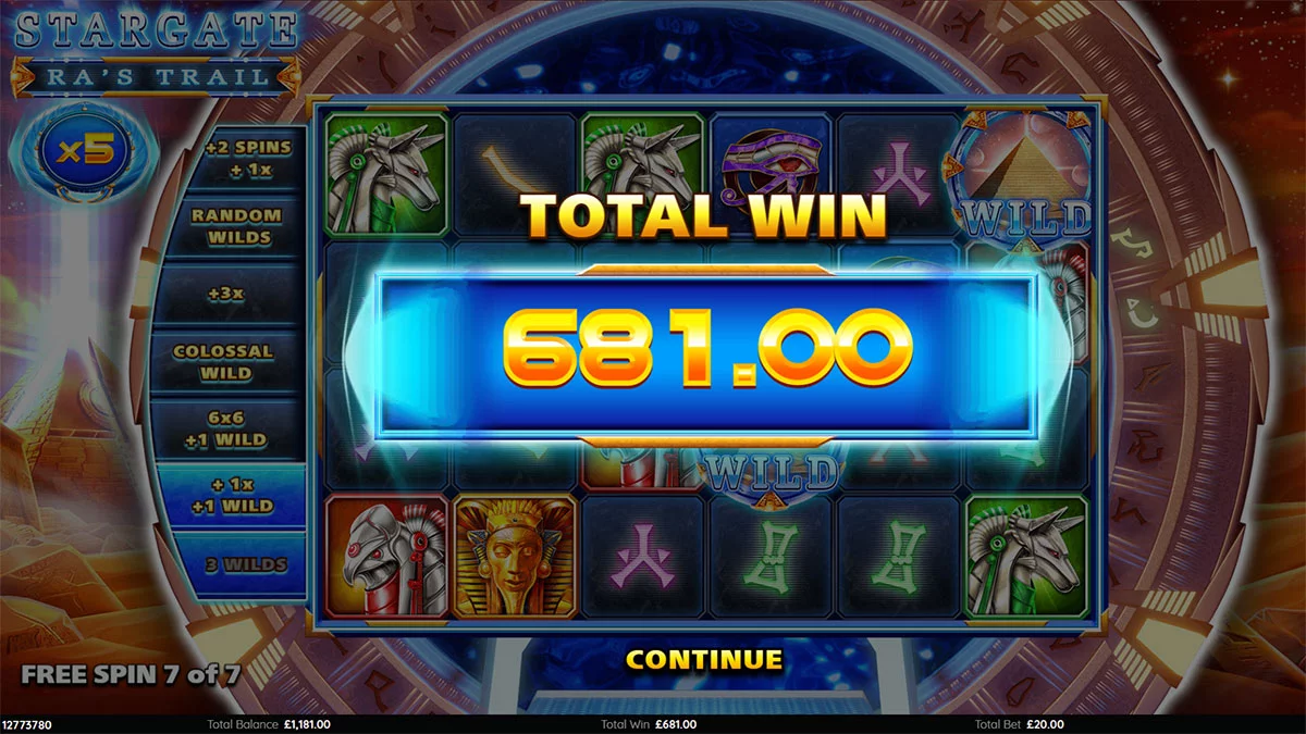 Stargate Ra’s Trail Total