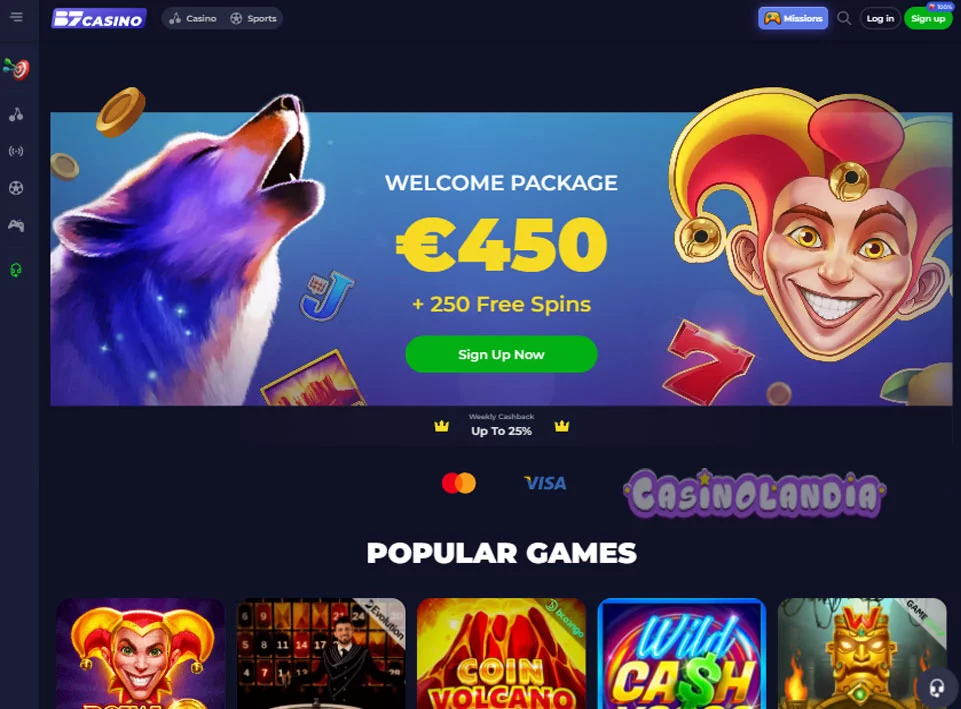 B7 Casino Horizontal View