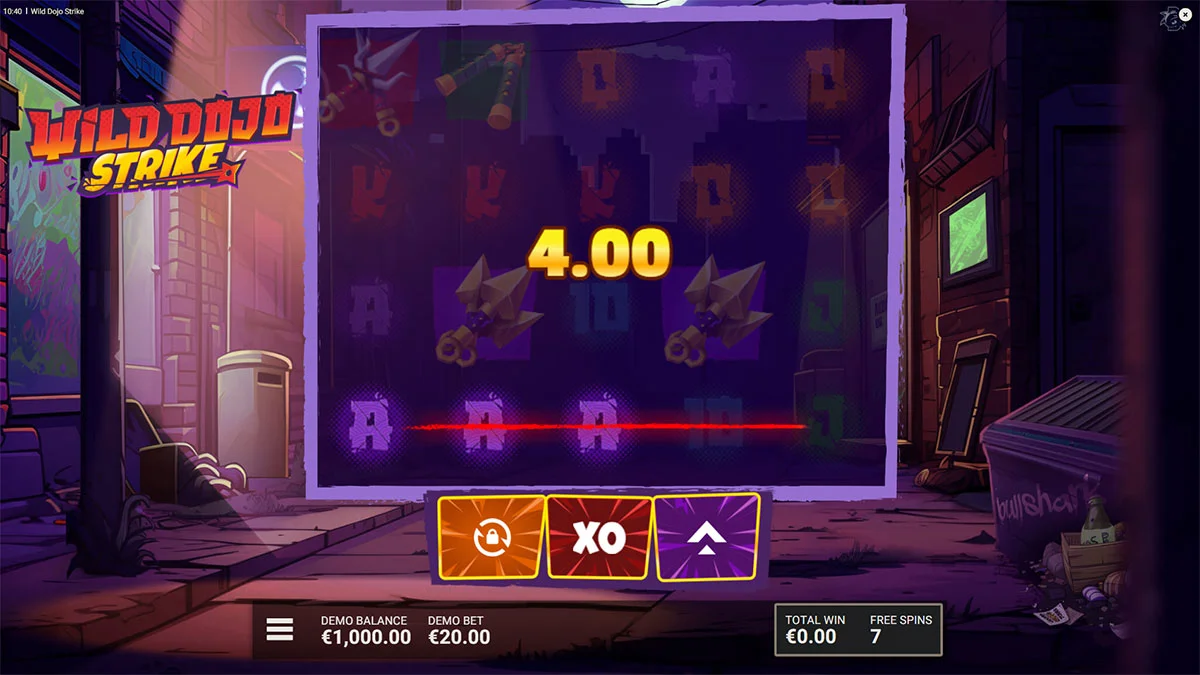 Wild Dojo Strike Bonus