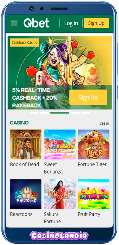 QBet Casino Mobile App