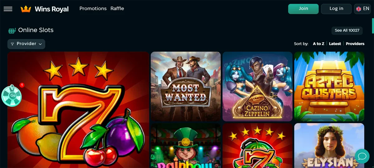 Slots Wins Royal Casino