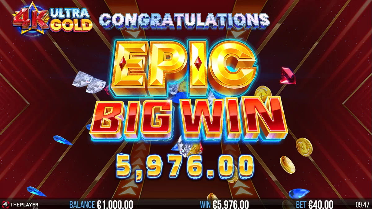 4K Ultra Gold Epic Win