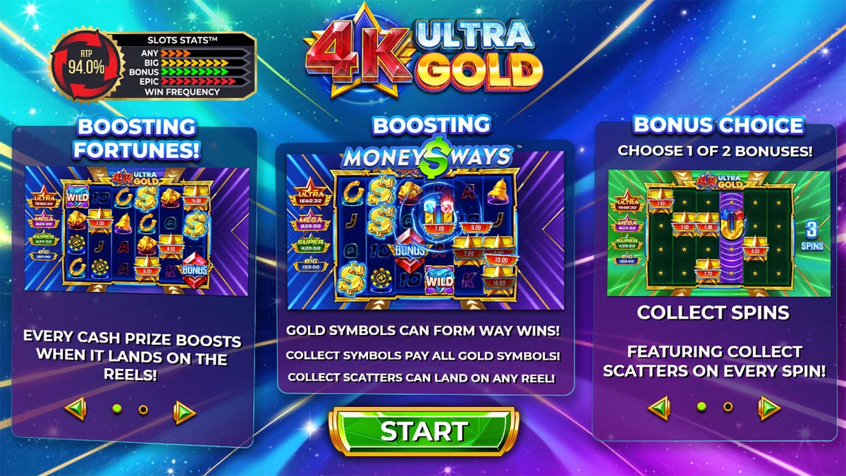 4K Ultra Gold Homescreen