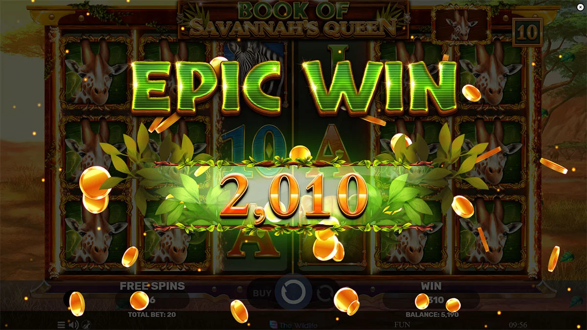 Book of Savannah’s Queen Epic Win
