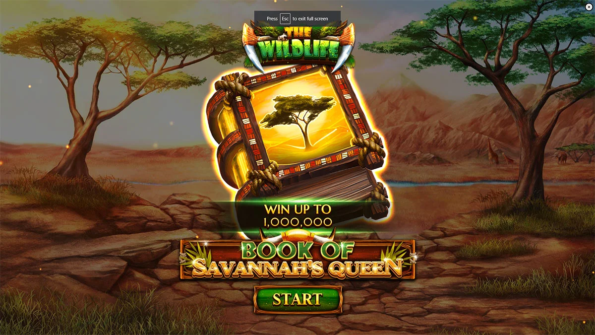 Book of Savannah’s Queen Homescreen