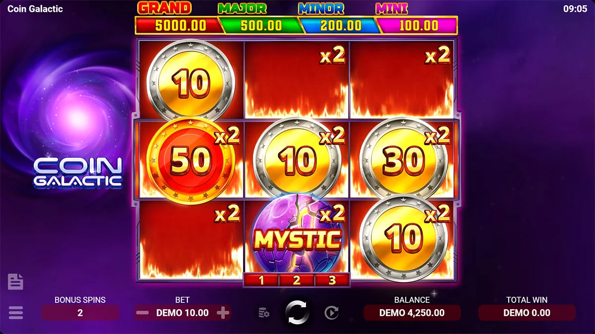 Coin Galactic Bonus Round