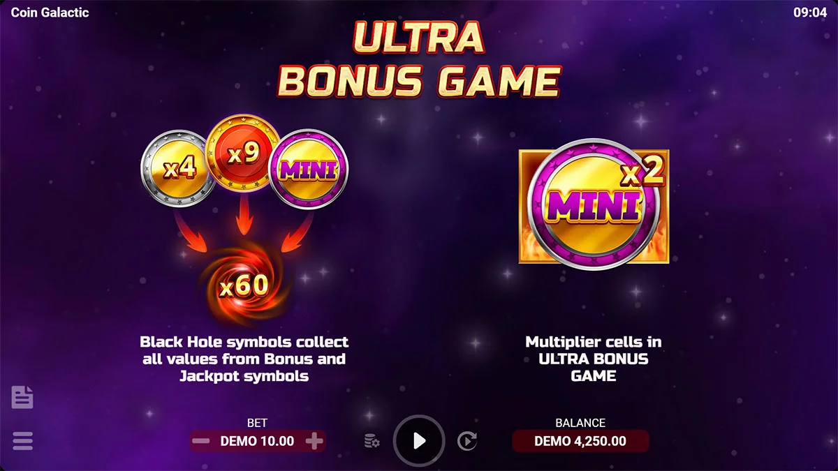 Coin Galactic Bonus