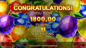 Crystal Fruits Bonanza Total