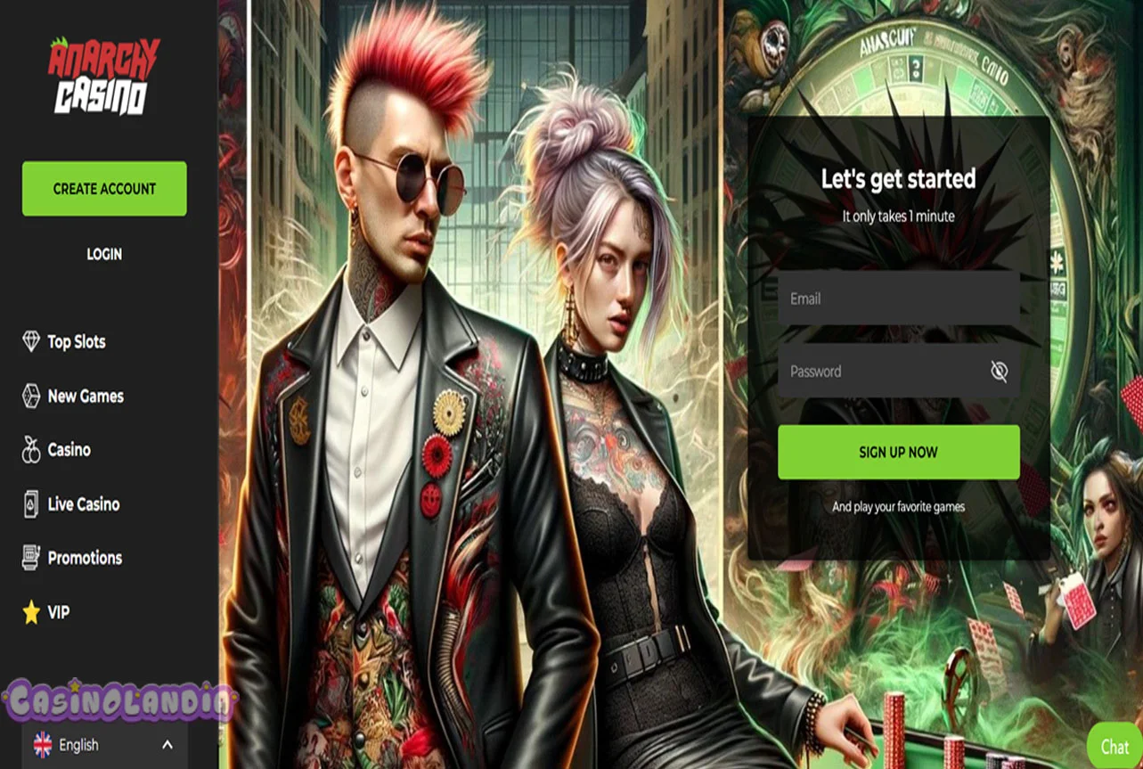 Desktop View Anarchy Casino
