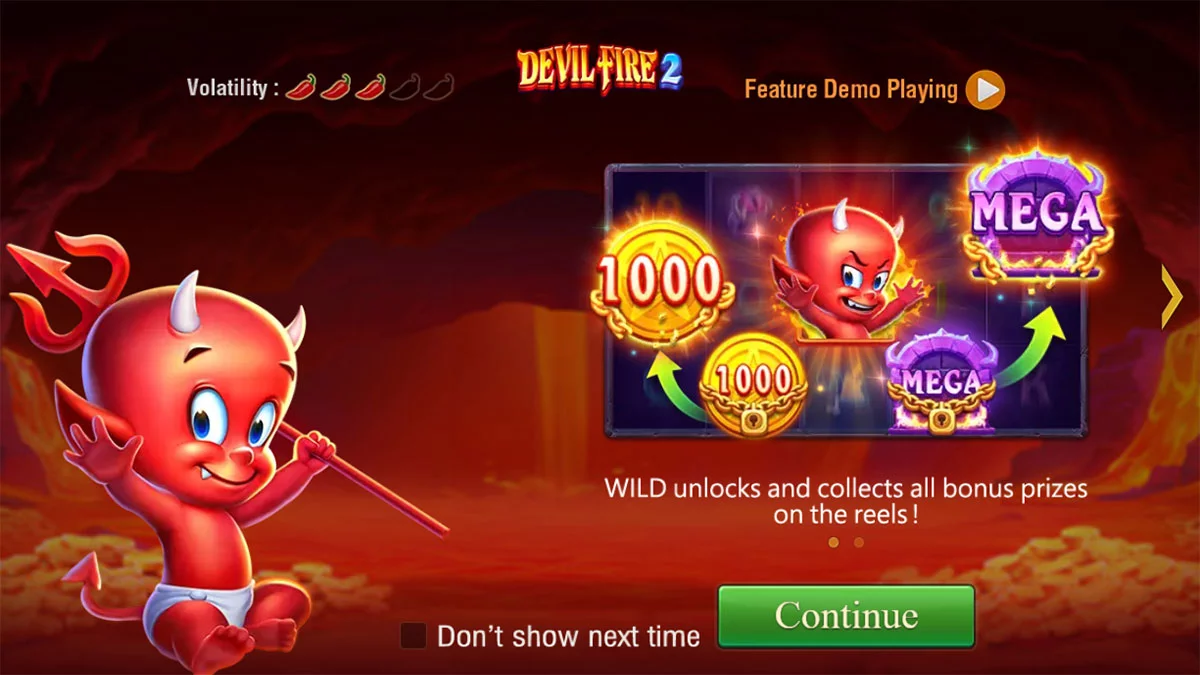 Devil Fire 2 Homescreen