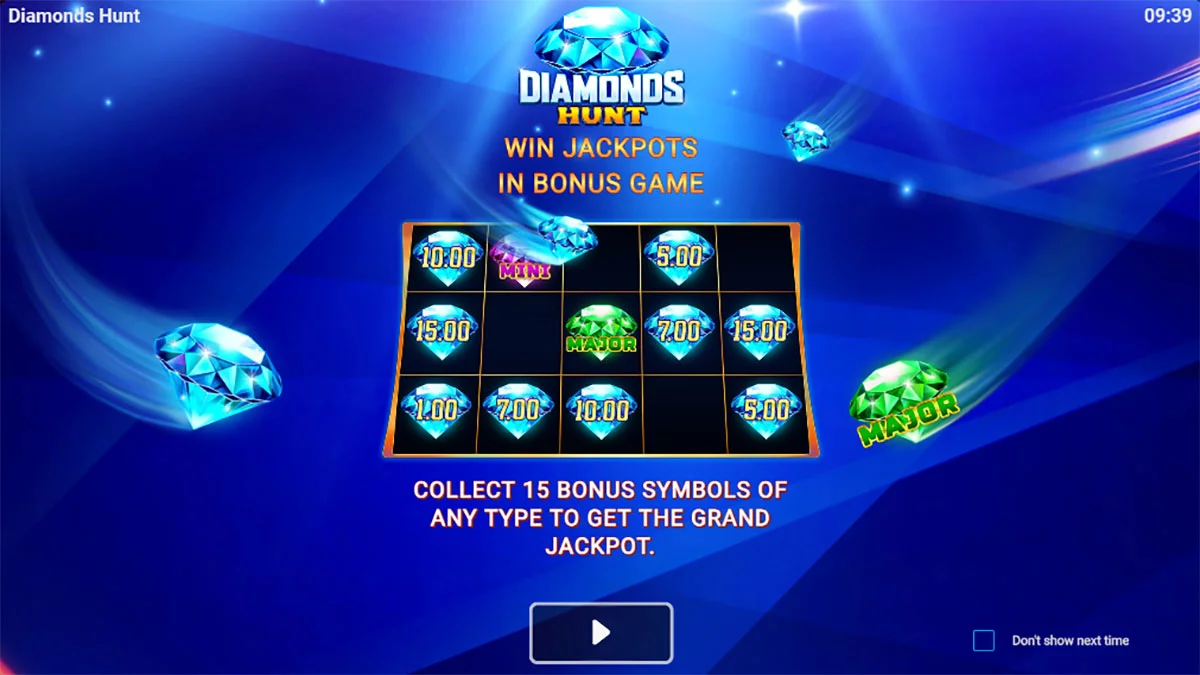 Diamonds Hunt Homescreen