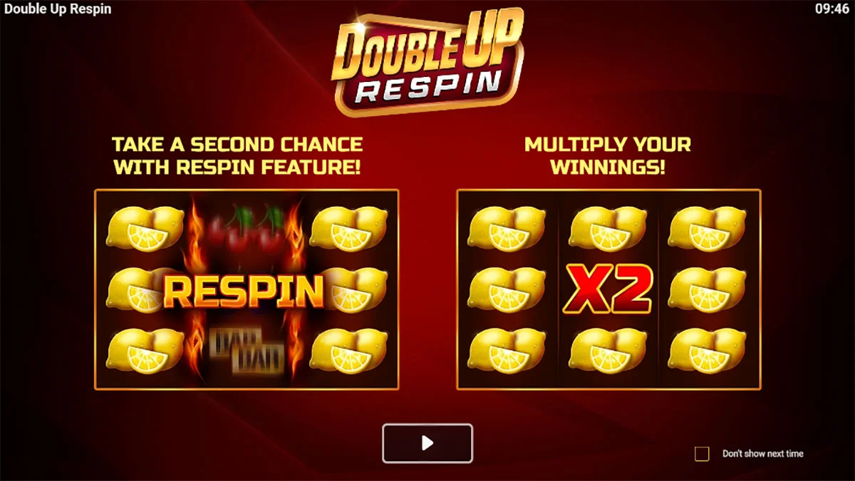 Double Up Respin Homescreen