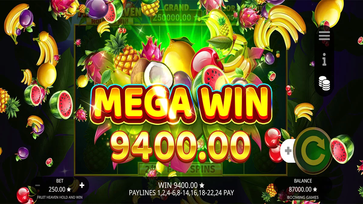 Fruit Heaven Hold and Win Mega Win