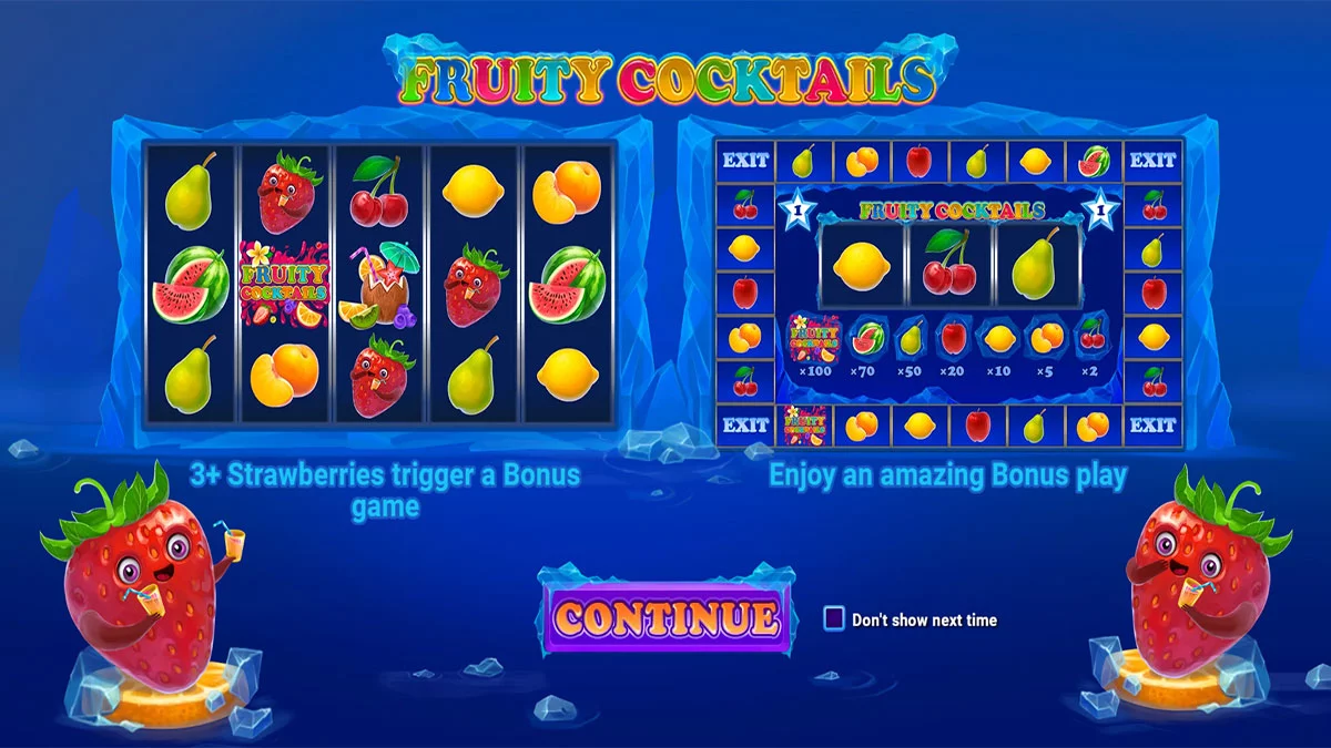 Fruity Cocktails Homescreen