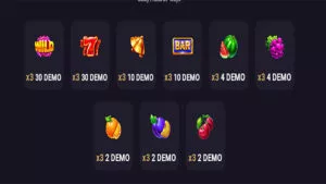 Juicy Fruits Paytable
