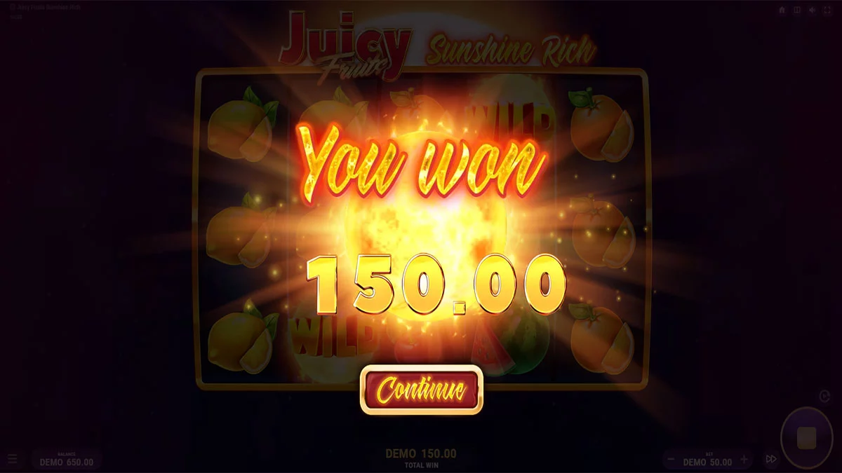 Juicy Fruits Sunshine Rich Total