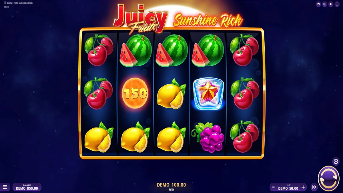 Juicy Fruits Sunshine Rich Win