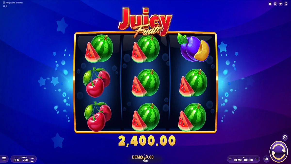 Juicy Fruits Win2